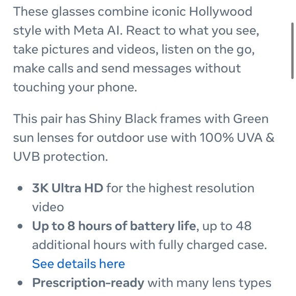 NWT Ray Ban Meta Wayfarer Glasses Gen 2 - Picture 2 of 8